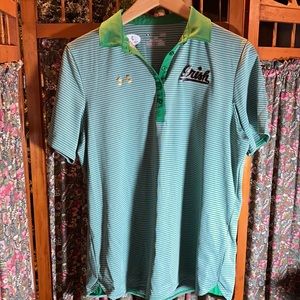 Under Armour Notre Dame polo size L